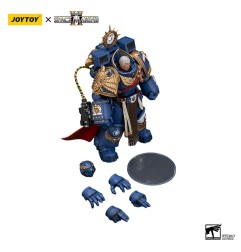 Warhammer - 40k figurine Ultramarines Marneus Calgar Chapter Master with MKX Gravis Armour and Gauntlets of Ultramar 20 cm