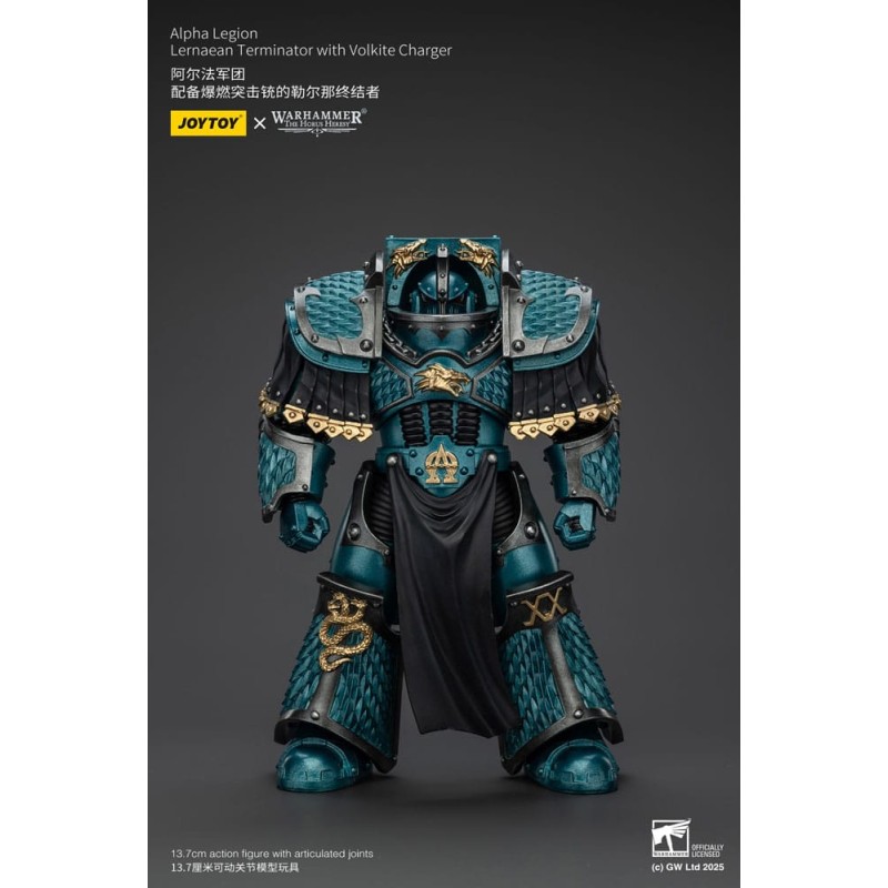 Warhammer - The Horus Heresy figurine Alpha Legion Lernaean Terminator with Volkite Charger 20 cm Warhammer - The Horus Heresy figurine Alpha Legion Lernaean Terminator with Volkite Charger 20 cm