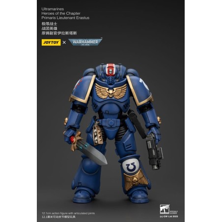 Warhammer 40k - Figurine 1/18 Ultramarines Heroes of the Chapter Primaris Lieutenant Erastus 20 cm