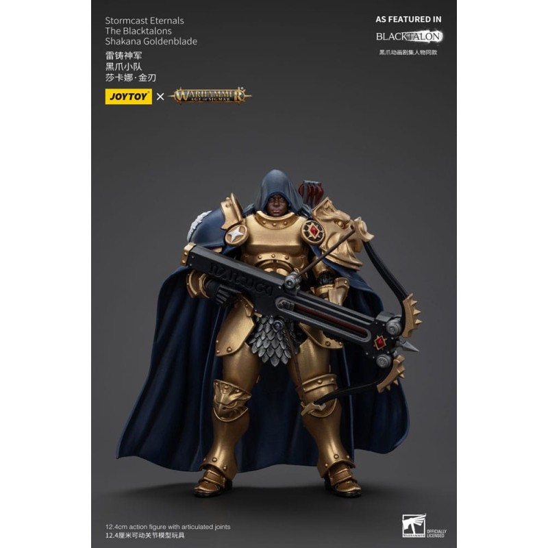 Warhammer - Age of Sigmar Actionfigur Stormcast Eternals The Blacktalons Shakana Goldenblade 20 cm