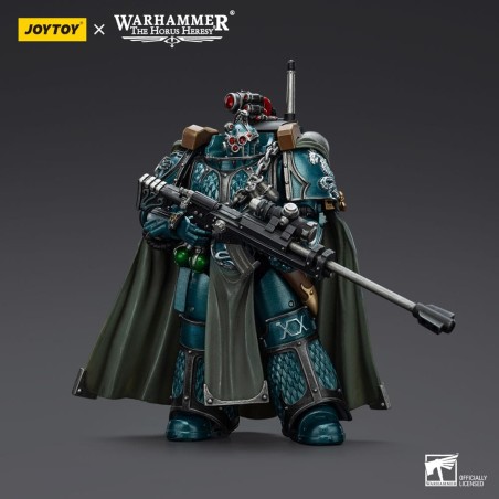Warhammer The Horus Heresy - Figurine Alpha Legion Exodus The One who is Many avec Sniper Rifle And Power Dagger 20 cm