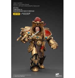 Warhammer The Horus Heresy - Figurine 1/18 Legio Custodes Aquilon Terminator Squad Aquilon avec twin-linked Adrathic D14 cm