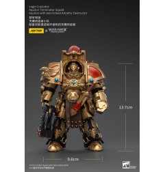 Warhammer The Horus Heresy - Figurine 1/18 Legio Custodes Aquilon Terminator Squad Aquilon avec twin-linked Adrathic D14 cm