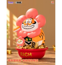 I Am Not Fat Tiger - Statuette Alexander the Tiger Rich Flower 20 cm