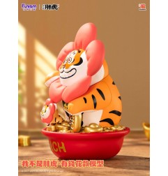 I Am Not Fat Tiger - Statuette Alexander the Tiger Rich Flower 20 cm
