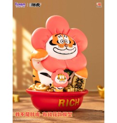 I Am Not Fat Tiger - Statuette Alexander the Tiger Rich Flower 20 cm