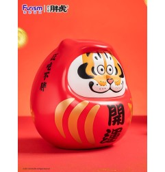 I Am Not Fat Tiger - Statuette Alexander the Tiger Dharuma 20 cm