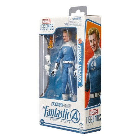 Les Quatre Fantastiques : Premiers pas Marvel Legends - Figurine Johnny Storm 15 cm