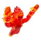 Les Quatre Fantastiques : Premiers pas Marvel Legends - Figurine Torche Humaine 15 cm