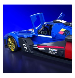 Hot Wheels - Jeu de construction Mattel Brick Shop Speed Series 1/32 Cadillac Project GTP Hypercar