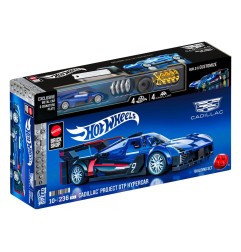 Hot Wheels - Jeu de construction Mattel Brick Shop Speed Series 1/32 Cadillac Project GTP Hypercar