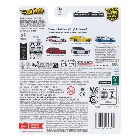 Hot Wheels Premium - Véhicule métal Car Culture 1/64 Mercedes-Benz E 36 AMG