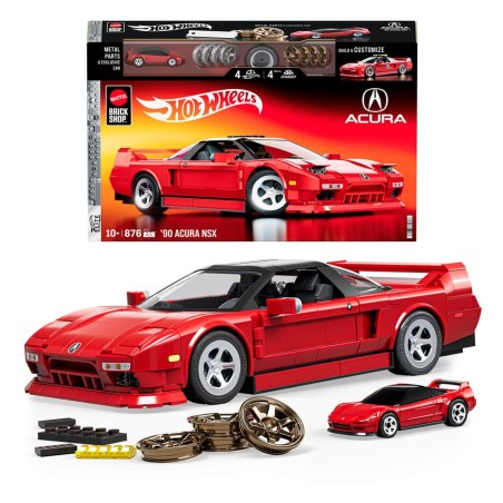 Hot Wheels - Mattel Brick Shop jeu de construction Elite Series 1/16 '90 Acura NSX