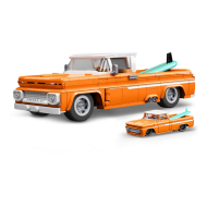 Hot Wheels - Jeu de construction Mattel Brick Shop Elite Series 1/16 Custom '62 Chevy Pickup