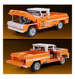 Hot Wheels - Mattel Brick Shop jeu de construction Elite Series 1/16 Custom '62 Chevy Pickup