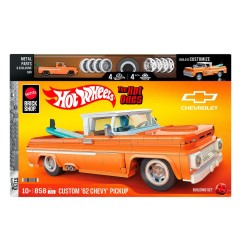 Hot Wheels - Jeu de construction Mattel Brick Shop Elite Series 1/16 Custom '62 Chevy Pickup