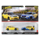 Hot Wheels Premium - Pack 2 véhicules métal Car Culture 1/64 '99 Honda Civic Type R (EK9) & Honda Civic Type R