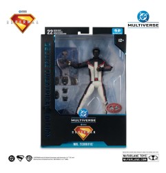 Superman (2025) DC Multiverse - Figurine Deluxe Theatrical Edition Mr. Terrific (Red Platinum Edition) 18 cm