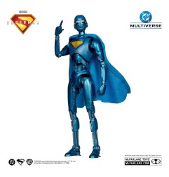 Superman (2025) DC Multiverse - Figurine Deluxe Superman Robot (Red Platinum Edition) 18 cm