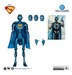 Superman (2025) DC Multiverse - Figurine Deluxe Superman Robot (Red Platinum Edition) 18 cm