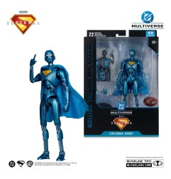 Superman (2025) DC Multiverse - Figurine Deluxe Superman Robot (Red Platinum Edition) 18 cm