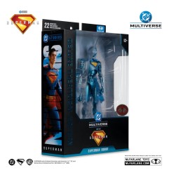 Superman (2025) DC Multiverse - Figurine Deluxe Superman Robot (Red Platinum Edition) 18 cm