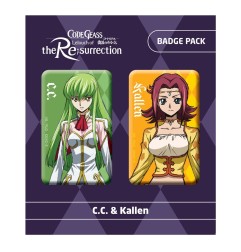 Code Geass - Lelouch of the Re:surrection pack 2 pin's C.C. & Kallen