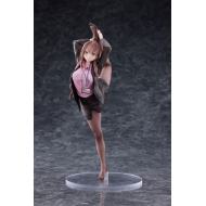 Original Character - Statuette 1/6 OL-chan Who Doesn't Want to Go to Work Pink Ver. 26 cm