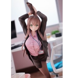 Original Character - Statuette 1/6 OL-chan Who Doesn't Want to Go to Work Pink Ver. 26 cm