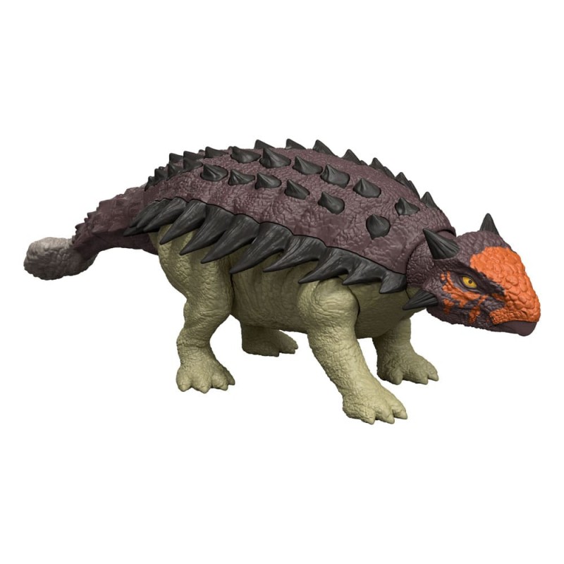 Jurassic Park - Jurassic World : Renaissance figurine sonore Wild Roar Ankylosaurus 7 cm