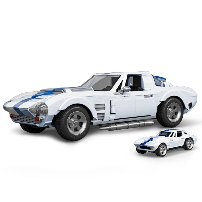 Hot Wheels - Mattel Brick Shop jeu de construction Elite Series 1/16 Corvette Grand Sport