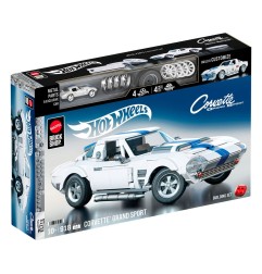 Hot Wheels - Jeu de construction Mattel Brick Shop Elite Series 1/16 Corvette Grand Sport