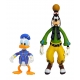 Kingdom Hearts 3 - Pack 2 figurines Goofy & Donald 10 et 18 cm