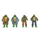 Les Tortues Ninja - Pack de 4 figurines Gangster Turtles 18 cm