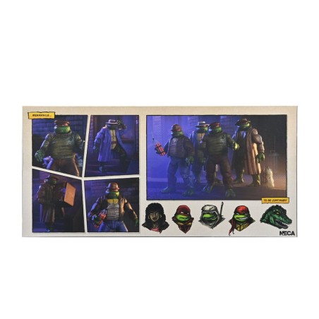 Tortues Ninja - Pack de 4 figurines Gangster Turtles 18 cm