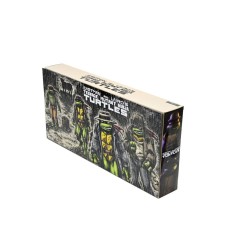 Les Tortues Ninja - Pack de 4 figurines Gangster Turtles 18 cm