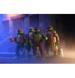 Les Tortues Ninja - Pack de 4 figurines Gangster Turtles 18 cm