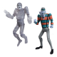 Les Tortues Ninja : Saturday Morning Adventures 2 - Pack 2 figurines Creepy Eddie & Shibano-Sama 17 cm