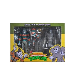 Tortues Ninja - Teenage Mutant Ninja Turtles: Saturday Morning Adventures 2-Pack figurines Creepy Eddie & Shibano-Sama 17 cm
