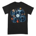 Les Quatre Fantastiques - T-Shirt Group Grid Circle