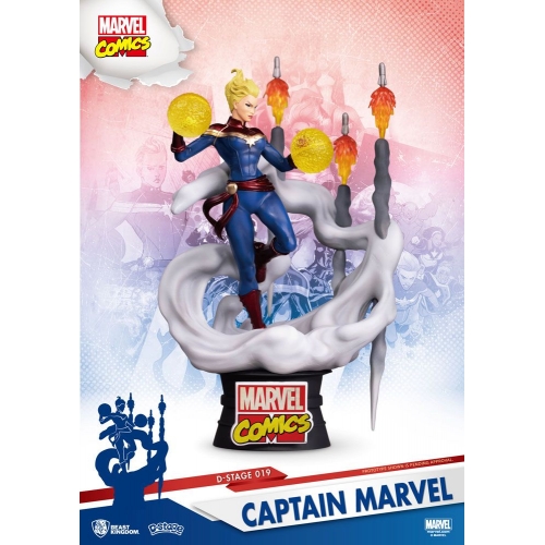 Marvel Comics - Diorama D-Stage Captain Marvel 16 cm