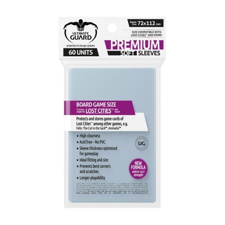 Ultimate Guard - 60 pochettes Premium Soft Sleeves jeux de plateau Lost Cities™