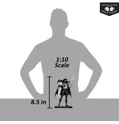 DC Comics - DC Direct Batman: Black & White statuette 1/10 Azrael by Joe Quesada 21 cm