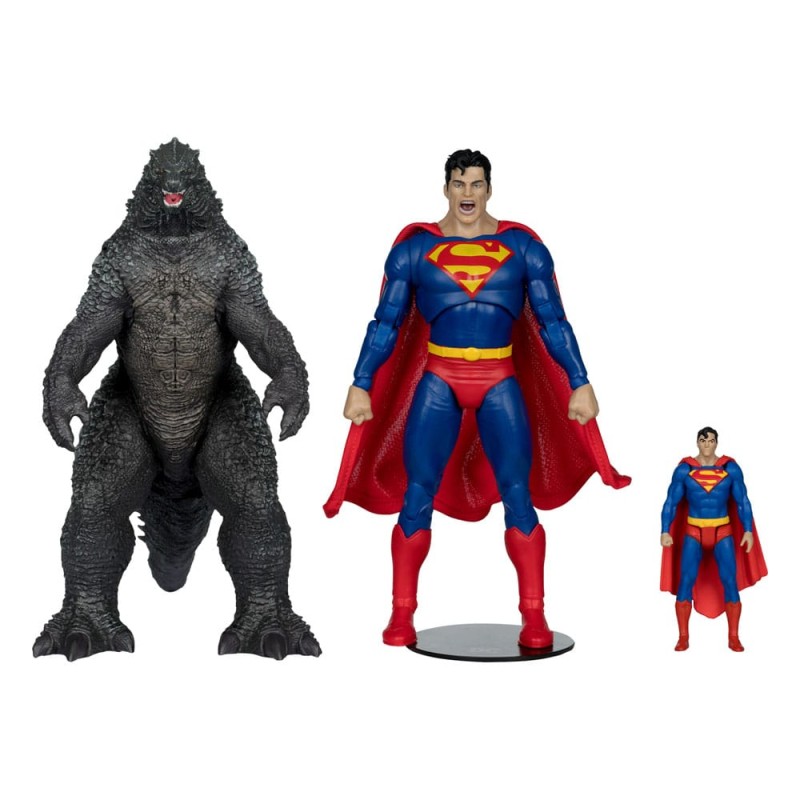 DC Justice League Monsterverse DC Multiverse - Pack de 2 figurines Superman Vs. Godzilla 30 cm DC Justice League Monsterverse DC Multiverse - Pack de 2 figurines Superman Vs. Godzilla 30 cm