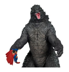 DC Justice League Monsterverse DC Multiverse - Pack de 2 figurines Superman Vs. Godzilla 30 cm
