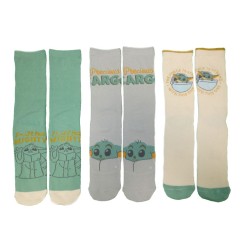 Star Wars - The Mandalorian pack 3 chaussettes Grogu L-XL