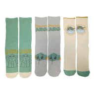 Star Wars The Mandalorian - Pack 3 paire de chaussettes Grogu S-M