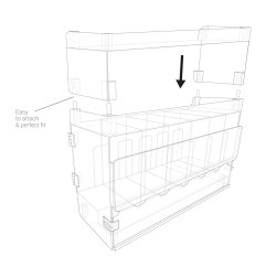 Ultimate Guard - Top Shelf extension pour distributeur Supreme Dispenser