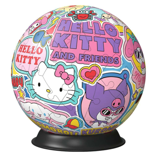 Hello Kitty And Friends - Puzzle 3D Puzzle-Ball (73 pièces)