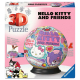 Hello Kitty And Friends - Puzzle 3D Puzzle-Ball (73 pièces)